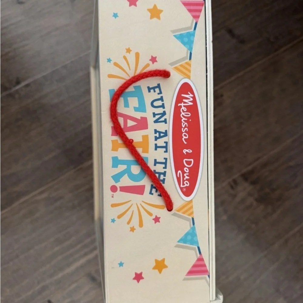 Melissa and Doug Fun At The Fair’ Ring of Fire Wooden Stunt Car Toy